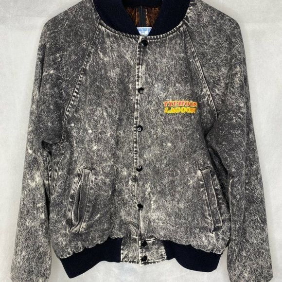 Vintage 80’s 90’s Disneyland parks Typhoon Lagoon acid wash jacket Large USA - Picture 5 of 15
